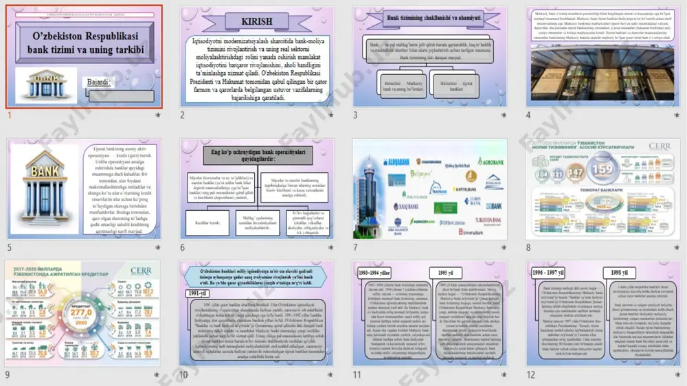 o’zbekiston respublikasi bank tizimi va uning tarkibi - Page 2
