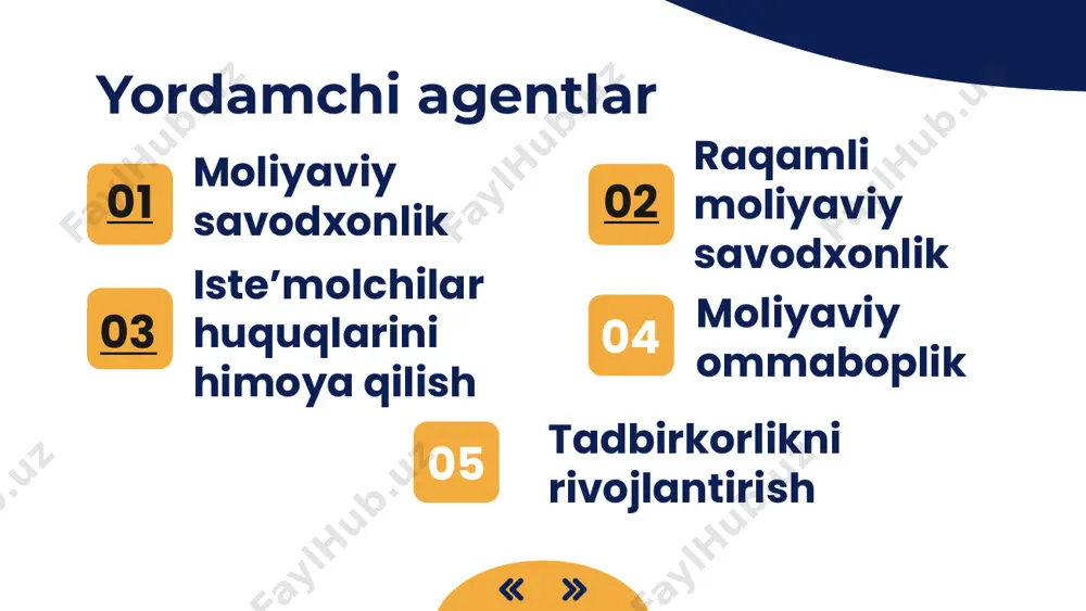 onlik yuqori bo‘lgan odamlar odatda ko‘proq jamg‘aradi va ko‘proq farovonlikka erishadi. so‘rovnoma o‘tkaz va aniqla moliyaviy savodxonlik — korrupsiyaga qarshi kurashning “yumshoq quroli” halollik trenda image1.jpg image2.jpg image3.jpg image4.png