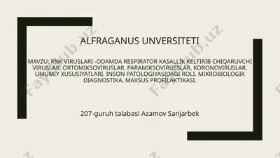 rnk viruslari — PPT
