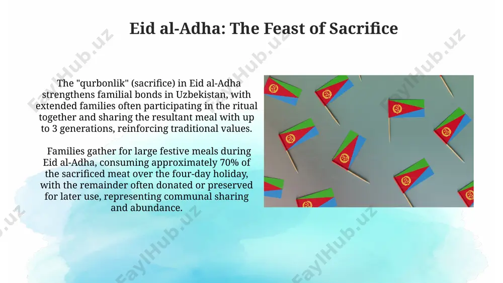 ld explore the evolving role of women in these celebrations, analyzing changes in participation rates and representation across the 12 major holidays observed nationwide, offering insightful data. the economic impact of these holidays, including tourism revenue exceeding $100 million annually in some sectors, demonstrates their significant contribution to uzbekistan's gdp and overall economic health. navruz: the spring equinox festival the ancient origins of navruz are linked to zoroastrianism, with evidence suggesting celebrations dating back over 3,000 years, predating even many current religious calendars and customs. modern navruz festivities often incorporate public events, including concerts, sporting competitions, and theatrical performances, attracting millions of participants across uzbekistan and showcasing its vibrant cultural landscape. women's day (8th of march) the celebration of women's day in uzbekistan often involves family gatherings, with an estimated 70% of uzbeks participating in such events, featuring traditional meals and festivities, highlighting the importance of familial bonds and intergenerational …
