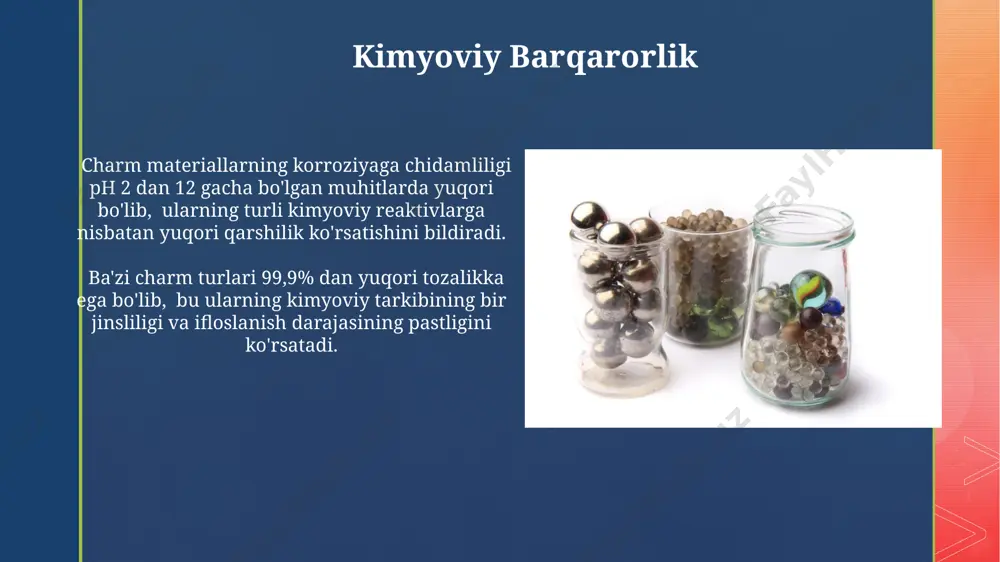 charm materiallarining fizik xossalari - Page 3