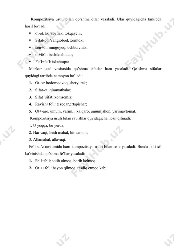 so’z yasalish strukturasi - Page 5