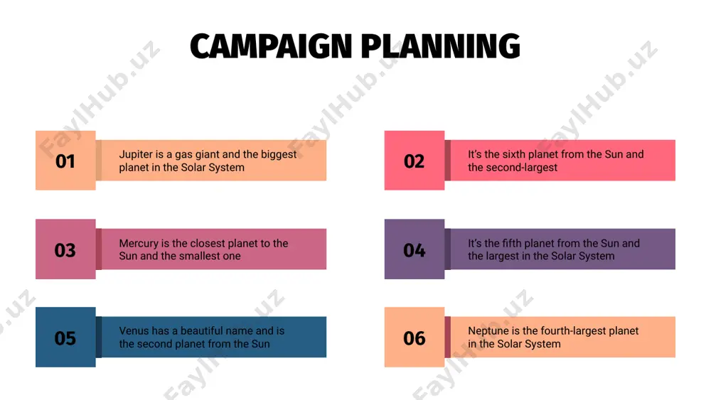 campaign planning 2020 2021 2018 2019 a beautiful name and is the second planet from jupiter is the biggest planet in the solar system it’s the closest planet to the sun and the smallest one saturn is composed of hydrogen and helium campaign planning 01 02 03 jupiter is the fifth planet from the sun and the largest of them all jupiter venus is the second planet from the sun. it is named after venus it’s the smallest and innermost planet in the solar system mercury campaign planning 2018 2018 jupiter it’s a gas giant and the biggest planet mars despite being red, mars is a cold place mercury mercury is the closest planet to the sun venus venus has a beautiful name 2018 2018 campaign planning it’s the fifth planet from the sun and the largest of them all jupiter 2018 it’s the sixth planet from the sun and …