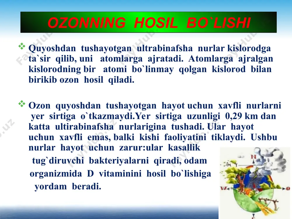 ozon himoya qilish kunining taqdimoti - Page 3