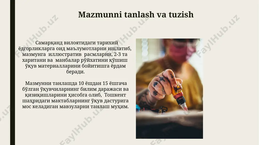 oʻquv topshiriqlari uchun ish qogʻozlarini tayyorlash - Page 5