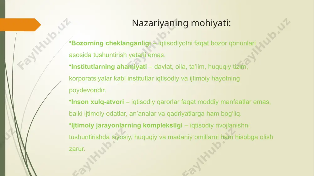 institutsional nazariyalarning paydo bo'lishi va rivojlanishi - Page 4