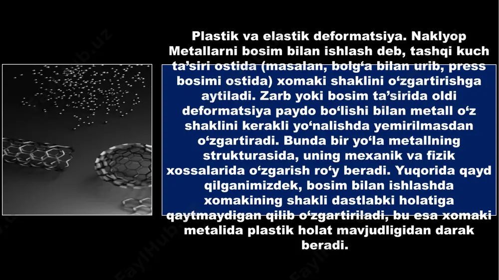 lides/_rels/slide7.xml.rels ppt/slides/_rels/slide8.xml.rels ppt/slides/_rels/slide9.xml.rels [content_types].xml образец заголовка образец подзаголовка образец заголовка образец текста второй уровень третий уровень четвертый уровень пятый уровень образец заголовка образец текста образец заголовка образец текста второй уровень третий уровень четвертый уровень пятый уровень образец текста второй уровень третий уровень четвертый уровень пятый уровень образец заголовка образец текста образец текста второй уровень третий уровень четвертый уровень пятый уровень образец текста образец текста второй уровень третий уровень четвертый уровень пятый уровень образец заголовка образец заголовка образец текста второй уровень третий уровень четвертый уровень пятый уровень образец текста образец заголовка вставка рисунка образец текста образец заголовка образец текста второй уровень третий уровень четвертый уровень пятый уровень образец заголовка образец текста второй уровень третий уровень четвертый уровень пятый уровень образец заголовка образец текста второй уровень третий уровень четвертый уровень пятый уровень tayyorladi : guruh : e’tiboringiz uchun raxmat! образец текста второй уровень третий уровень четвертый уровень пятый уровень mavzu: plastik deformatsiya …