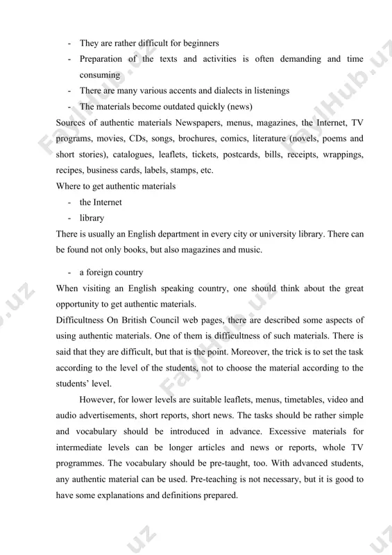 practice reading prices or learning adjective endings. it would be an authentic piece of text if it was used as a german menu. next she says that cultural competence does not include the obligation to behave according to conventions of given speech community and that we should not want our student to behave like somebody else or plagiarize behavioural patterns. behaving like someone else is not a guarantee that the community that speaks the language will accept the person. teachers should choose textbooks according to following guidelines: 1. a new book should be examined carefully to check whether it provides sufficient cultural point of view. 2. the teacher should make a list of cultural aspects in each lesson and check whether they are positive or negative. 3. the teacher should look in detail at the exercises and consider whether they will support his intercultural activities. 4. he should check whether …