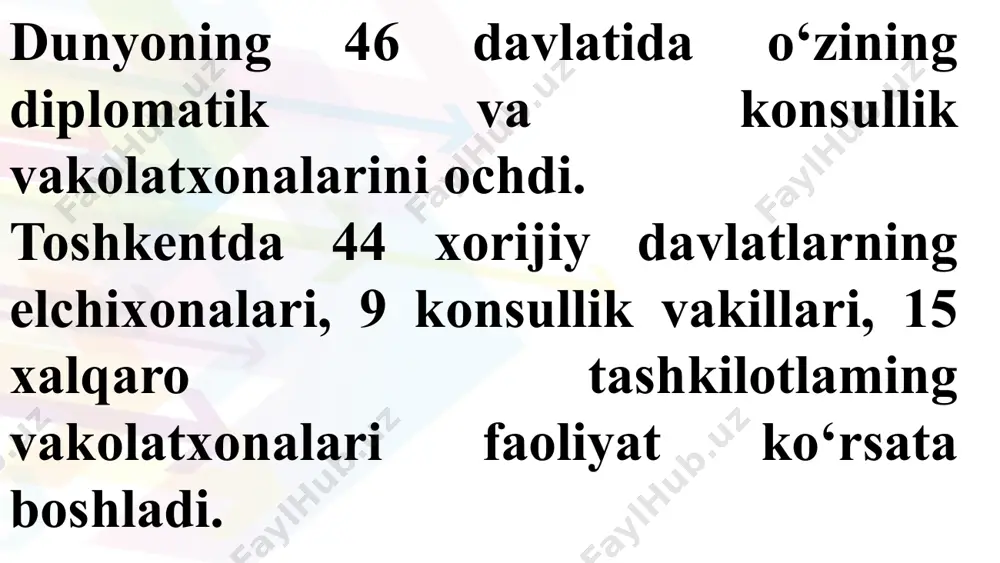 o‘zbekistonning xalqaro aloqalari va jahon hamjamiyatidagi o‘rni - Page 4