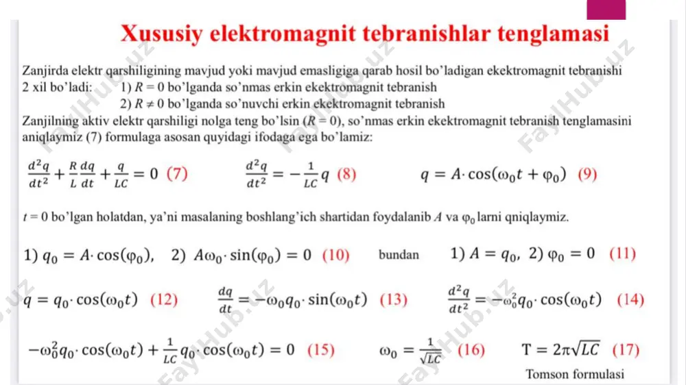 erkin elektromagnit tebranishlar - Page 5