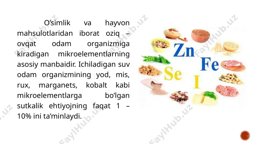 mikroelementlarning fiziologik roli - Page 5