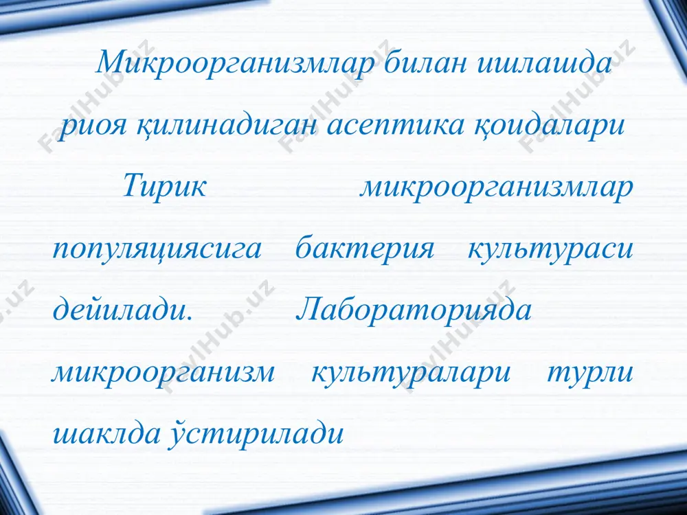 микробиология тадқиқодларинининг асосий методлари - Page 2