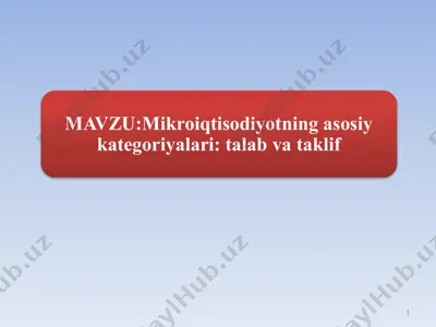 ta’sirqilish omillari — PPTX