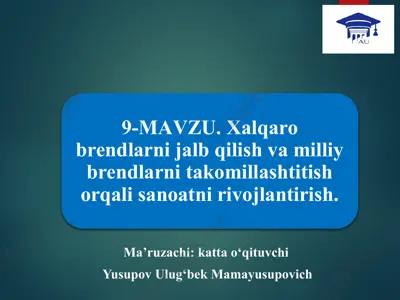mahsulot nomi topilmadi — PPTX