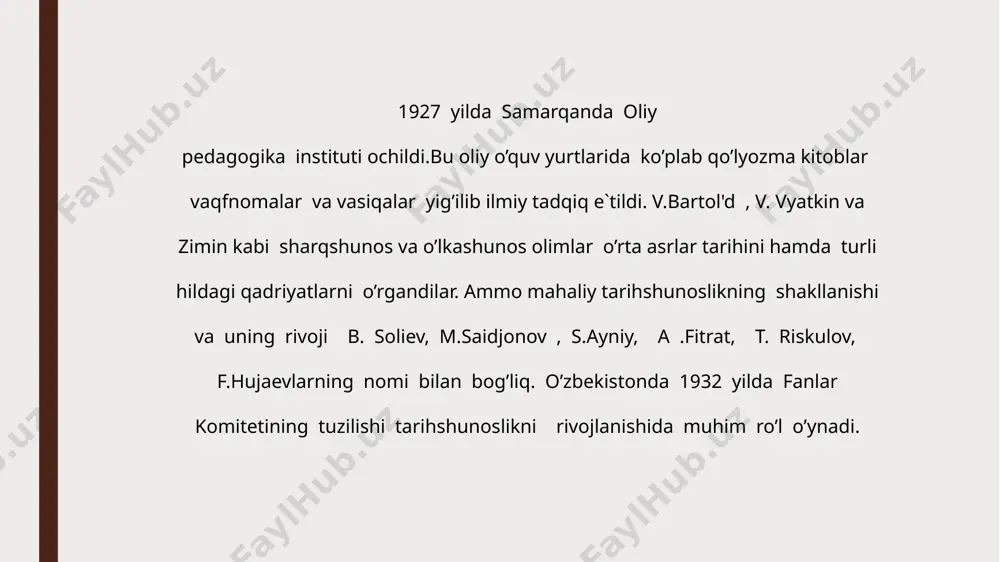 sovet davri o‘zbekistondagi tarix fanini taqdimoti - Page 5