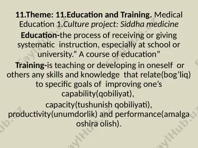 medical education — PPTX