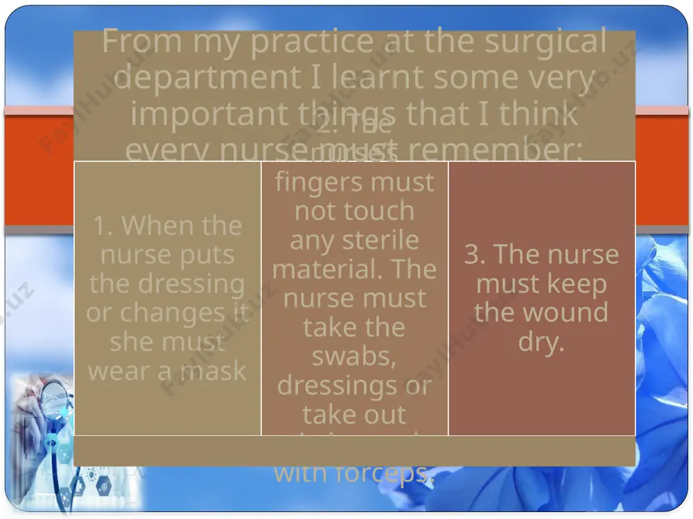 nurses work at the surgical department - Page 4