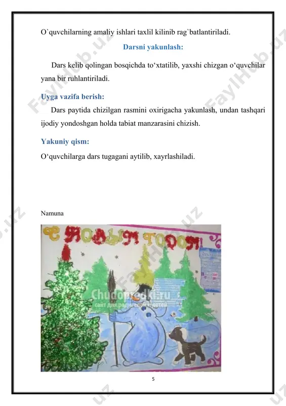“yangi yil” mavzusida devoriy gazeta dars ishlanmasi - Page 5