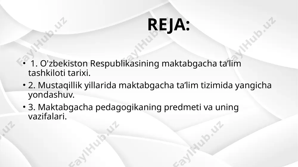 r boladan oshmagan. o'zbekiston respublikasining birinchi prezidenti iakarimovning “yuksak ma'naviy at - yengilmas kuch" asarida haqli ravishda ta'kidlanganidek, "agarki dunyo imoratlari ichida eng ulug'i maktab bo'lsa, kasblarning ichida eng sharaflisi o'qituvchilik va murabbiylikdir, desak o'ylaymanki, ayni haqiqatni aytgan bo'lamiz"1. chindanda o'z ertangi kelajagiga befarq bo'lmagan millat yorug' va farovon kunlarini uning egalari bo'lmish yosh avlod istiqbolida ko'rgan millat ta'lim-tarbiyaga alohida e’tibor qaratadi. . istiqlol yillarida birinchi prezidentimiz tashabbusi bilan avvalo, ertangi kun egalari bo'lgan yosh avlod istiqboli, ta'lim-tarbiyasiga mas’ul bo'lgan ustoz va murabbiylar kasbiga bo'lgan munosabat o'zgardi. jamiyatda bu sharafli va o'z navbatida o'ta mas'uliyatli kasb egalariga nisbatan yuksak hurmat va e'tibor davlat siyosati darajasiga ko'tarilgan. mamlakatimiz ta’lim tizimida uzoqni ko'zlab olib borilayotgan islohotlar bugun nafaqat jamoatchiligimiz, balki butun jahonda ham katta e'tibor bilan e’tirof etilmoqda.bugun yangicha qiyofa kasb etgan, zamon talablari darajasida ta'mirlangan, eng so'nggi rusumdagi o'quv jihozlari bilan jihozlangan maktablar orzu emas ayni haqiqatdir. mamlakatimiz ravnaqi va islohotlarning …