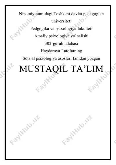 guruh tuzishning determinantlari — DOCX