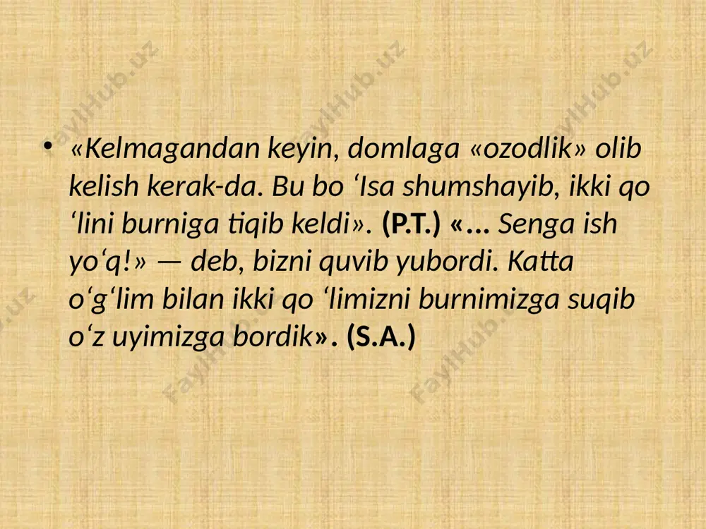 frazemalarning semantik turlari omonim, sinonim, antonim iboralar - Page 5