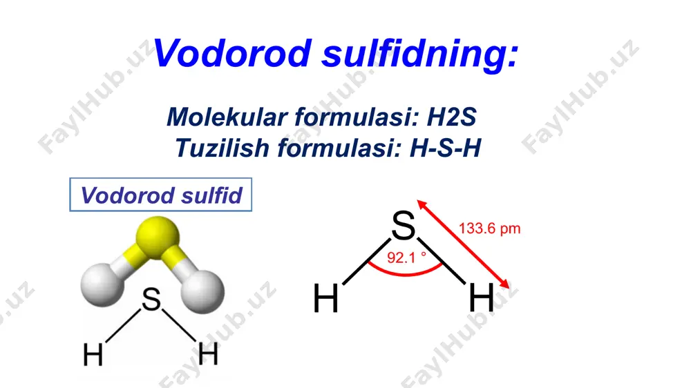 oltingugurtning vodorodli birikmalari - Page 3