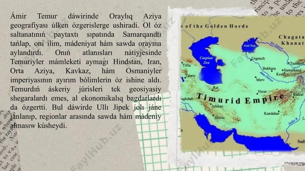 amir temur hám temuriyler dawiri tariyxiy geografiyasi - Page 4