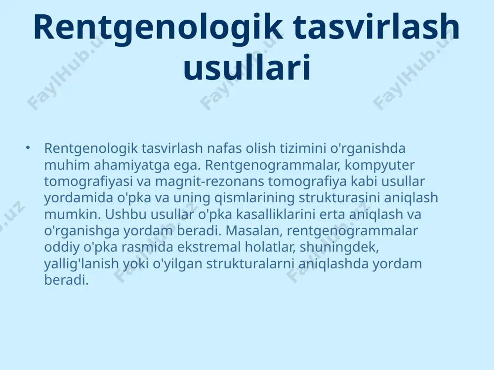 nafas olish tizimida rentgenologik sindromlar - Page 4