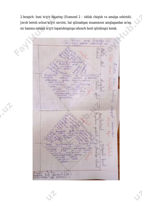 ir kiyim uslubi kerak: a) rozi bo'lish (2) b) qisman (1) c) rozi emas (0) 8. odatda yoshim va mavqeim bo'yicha oqsoqollardan keyin o'z fikrimni bildiraman: a) ha (2) b) har doim ham emas (1) c) yo'q (0) 9. menga vijdonlilik, aniq mahorat talab qiladigan ish yoqadi: a) ha (2) b) orasidagi narsa (1) c) yo'q (0) 10. agar qizarib yuborsam, buni doim his qilaman: a) ha (2) b) ba'zan (1) c) yo'q (0) 11. ish jarayonida men uning to'g'riligini tekshirishga harakat qilaman: a) har doim (2) b) ishdan ishga (1) v) faqat xato qilganiga amin bo'lganida (0) 12. agar o'qilgan xizmat matnining ma'nosini to'g'ri tushunganimga shubha qilsam, unda men. a) matndagi qorong'i joyni yana o'qidim (2) b) men buni ba'zida qilaman (1) c) men bu ma'noga xiyonat qilmayman, ishning keyingi bosqichiga o'taman (0) 13. ish tugagandan so'ng, men ish joyimni tartibga keltiraman, uni keyingi ish kuniga tayyorlayman: a) odatda …