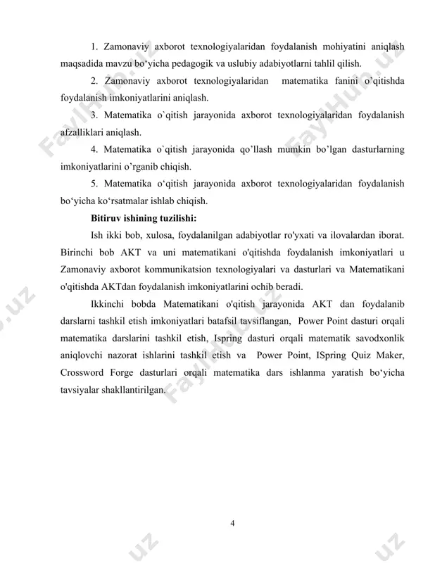 qarish jarayonlari, usullari va dasturiy-texnik vositalar majmuasidir. aktning paydo bo'lishining boshlanishi yozuvning paydo bo'lishi, keyin esa matbaa paydo bo'lishidir. axborot-kommunikatsiya texnologiyalari shakllanishning yana 4 bosqichidan o'tdi, masalan: 1. mexanik texnologiyalar paydo bo'ladigan bosqich: telefonlar, radiolar, yozuv mashinkalari va boshqalar. 19-asr oxirida; 2. elektron kompyuterlar bilan bog'liq birinchi ixtirolar; 3. birinchi shaxsiy kompyuterning paydo bo'lishi; 4. axborot texnologiyalarining birinchi ta'rifi 1958 yilda paydo bo'lgan. bugungi kunga qadar zamonaviy axborot-kommunikatsiya texnologiyalari shakllantirilmoqda. hayotimizga ham kirib kelgan zamonaviy bosqich jamiyatning barcha jarayonlariga kuchli ta’sir ko‘rsatishi bilan ajralib turadi. fan, madaniyat, siyosat, iqtisodiyot va ta’lim ham bundan mustasno emas edi. akt vositalariga nimalar kiradi: · shaxsiy kompyuterlar; · internet tarmoqlari; · turli ommaviy axborot vositalari; · mahalliy tarmoqlar; · sun'iy intellekt; · mashina grafikasi; · har xil aloqa vositalari. ta'limda axborot kommunikasion texnologiyalari turlari 1. dasturiy ta'minot: darslar, ma'ruzalar va boshqalarni tayyorlashga yordam beradigan ofis dasturlari; 2. maxsus, ma'lumotlarni uzatish va topishga yordam beradi; …