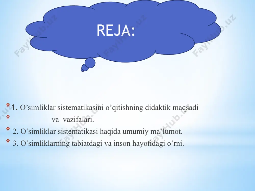 o’simliklar sistematikasi haqida tushuncha - Page 4