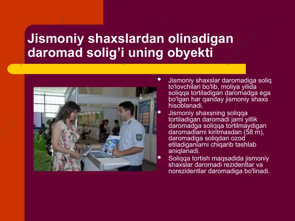jismoniy shaxslardan olinadigan daromad solig'i jami daromad va uning tarkibi - Page 5