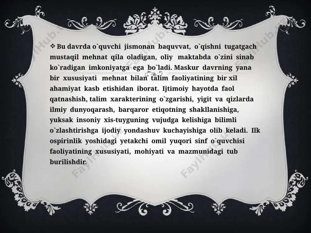 ilk ospirinlik va yoshlik davrida psixik rivojlanish xususiyatlari - Page 4