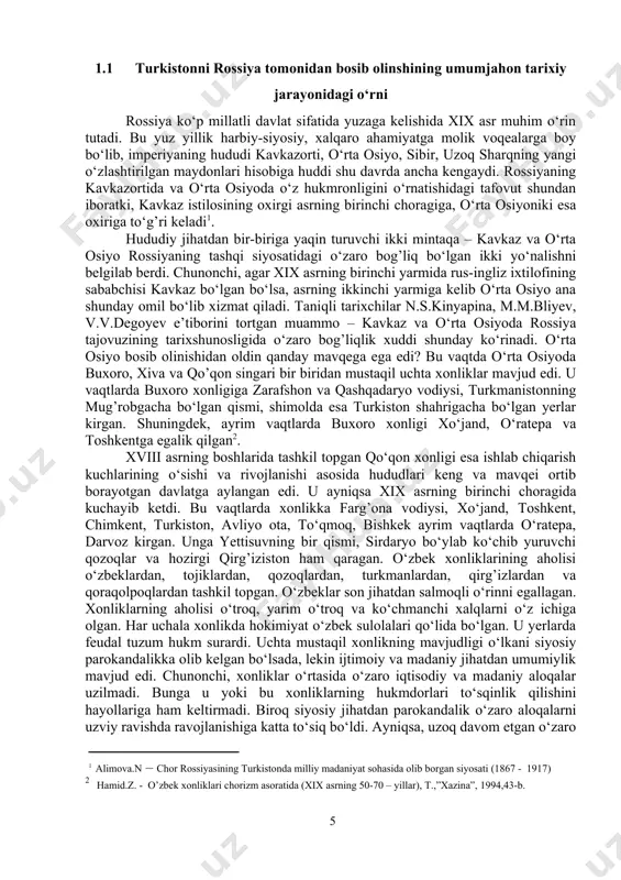 , toshkent, chimkent, turkiston, avliyo ota, to‘qmoq, bishkek ayrim vaqtlarda o‘ratepa, darvoz kirgan. unga yettisuvning bir qismi, sirdaryo bo‘ylab ko‘chib yuruvchi qozoqlar va hozirgi qirg’iziston ham qaragan. o‘zbek xonliklarining aholisi o‘zbeklardan, tojiklardan, qozoqlardan, turkmanlardan, qirg’izlardan va qoraqolpoqlardan tashkil topgan. o‘zbeklar son jihatdan salmoqli o‘rinni egallagan. xonliklarning aholisi o‘troq, yarim o‘troq va ko‘chmanchi xalqlarni o‘z ichiga olgan. har uchala xonlikda hokimiyat o‘zbek sulolalari qo‘lida bo‘lgan. u yerlarda feudal tuzum hukm surardi. uchta mustaqil xonlikning mavjudligi o‘lkani siyosiy parokandalikka olib kelgan bo‘lsada, lekin ijtimoiy va madaniy jihatdan umumiylik mavjud edi. chunonchi, xonliklar o‘rtasida o‘zaro iqtisodiy va madaniy aloqalar uzilmadi. bunga u yoki bu xonliklarning hukmdorlari to‘sqinlik qilishini hayollariga ham keltirmadi. biroq siyosiy jihatdan parokandalik o‘zaro aloqalarni uzviy ravishda ravojlanishiga katta to‘siq bo‘ldi. ayniqsa, uzoq davom etgan o‘zaro taxt uchun urushlar minglab kishilarning yostig’ini quritib, o‘lkani ich-ichidan tobora zaiflashib bordi. natijada mintaqada qoloqlik hukm surib mamlakat chuqur inqirozni boshidan kechirdi. uning mudofaa voqealikning …