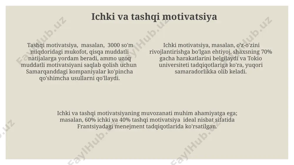 motivatsiya va uni boshqarish usullari - Page 4