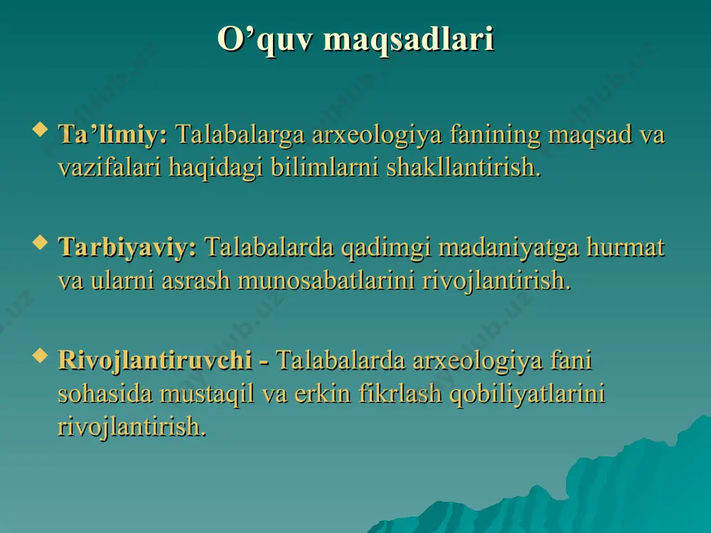 “qadimiyat” – a n t i q u i t a t e s - atamasini qo’llaganlar rim imperiyasida shuningdek “a n t i q u a r i e u s” – antikvariy, ya’ni qadimiyatga qiziquvchi atamasi ham qo’llanilgan. o’rta asrlarda antikvariylar jumlasiga turli qadimiy qo’lyozmalarni yig’uvchi kishilar kirgan bo’lsa, uyg’onish davriga kelib asosan klassik madaniyat namunalarini yig’uvchilarni, ya’ni antik davr madaniyatiga qiziquvchilarni shunday ataganlar 1767 yilda gettingen universiteti prof. xristian gottlib geyni “arxeologiya” atamasiga “yunon va rimliklarning qadimgi san’ati arxeologiyasi” kursi bo’yicha ma’ruza o’qib, uni qaytadan muomalaga kiritadi shu davrdan boshlab arxeologiyaning yordamchi tarmoqlari – numizmatika (tangashunoslik), epigrafika (toshlardagi bitiklarni o’rganish), sfragistika (muhrlarni o’rganuvchi fan) vujudga kela boshlaydi 1753-1756 yy. juda ko’plab arxeologik ashyolarni qo’lga kiritgan britaniya muzeyi ociladi 1718 yilda rossiyada pyotr i boshchiligida ilk marta antikvar materiallarni izlash, to’plash va o’rganish boshlanadi. barcha topilmalar kunstkameraga joylashtirilgan arxeologik topimalarni saqlash uchun turli ilmiy jamiyat va muzeylar tashkil …