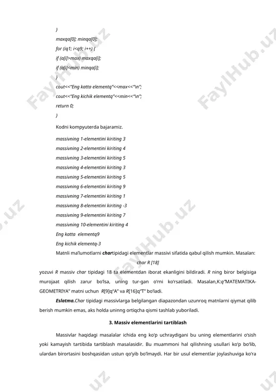 dasturlashda massivlar - Page 4