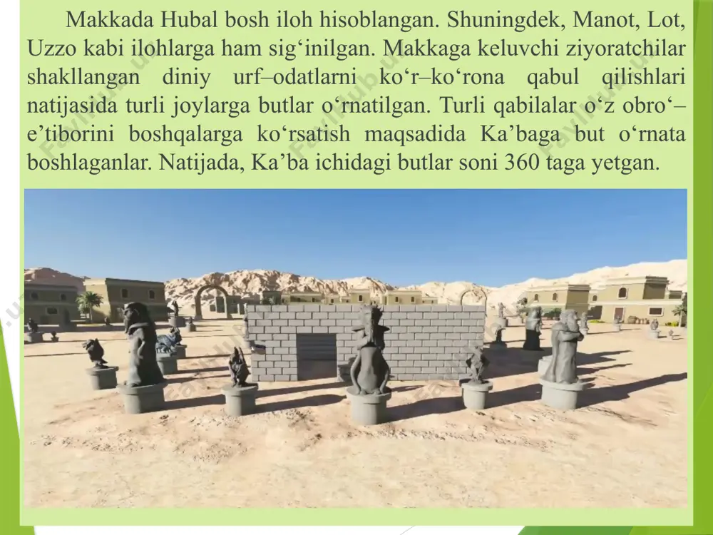i-ul-avval (632 yil iyun) oyida madinada 63 yoshda vafot etgan. bu davrda anchagina mustahkam musulmon davlati vujudga kelgan; u yamanda sino yarimoroligacha, qizildengiz sohillaridan markaziy qum sahrolarisahroi kabirgacha cho‘zilgan katta hududni o‘z ichiga olgan edi. muhammad vafotidan keyin o‘rinbosarlari-xalifalar davlatni boshqara boshlaganlar. shu munosabat bilan musulmonlar davlati o‘zining bundan keyingi tarixida «arab xalifaligi» deb nom olgan. muhammad vafot etgan birinchi kunlardanoq musulmonlar jamoasining yo‘lboshchilari o‘rtasida hokimiyat uchun kurash va o‘zaro ixtiloflar boshlangan. bu kurashda muhojirlar guruhi g‘olib chiqqan va muhammadning ilk safdoshlaridan biri abu bakr xalifa deb e’lon qilingan. abu bakr (r.a.) hukmronligining (632-634 yillar) xalifa umar 634-640 yillar ulardan keyingi xalifalar-usmon (644-656) ali (656-661) yillar 22 islom dini muqaddas manbalari.tafsir ilmi. islom dini ta’limoti. islomda amallar tasnifi. islom dini muqaddas manbalari. slom manbalari - islom dini, ta’limoti, huquqshunosligi, uning barcha nazariy va amaliy jihatlari islom manbalarida aks etgan. islom manbalari sifatida qur’oni karim, hadisi sharif, ijmo, qiyos, mujtahid olimlarning …