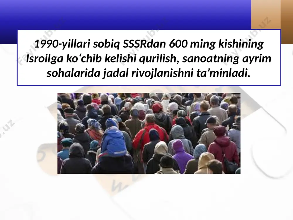 1991 – 2017-yillarda isroil davlati va falastin muammosi 11- sinf - Page 5