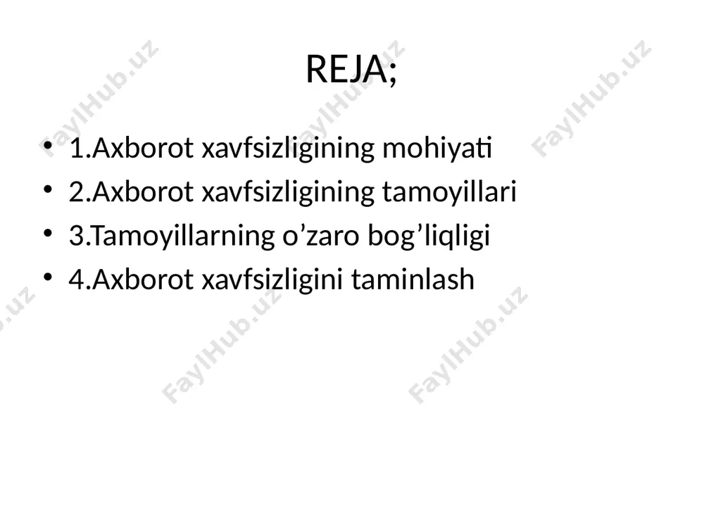 fsizligining markazida axborotni himoya qilish faoliyati — uning maxfiyligi, mavjudligi va yaxlitligini taʼminlash, shuningdek, tanqidiy vaziyatda har qanday murosaga yoʻl qoʻymaslik masalasi yotadi [5]. bunday holatlarga tabiiy, texnogen va ijtimoiy ofatlar, kompyuterning ishdan chiqishi, jismoniy oʻgʻirlik va boshqalar kiradi. dunyodagi aksariyat tashkilotlarning ish jarayonlari hanuz qogʻoz asosidagi xujjatlarga asoslangan[6], boʻlib, tegishli axborot xavfsizligi choralarini talab qilsa-da, korxonalarda raqamli texnologiyalarni joriy etish boʻyicha tashabbuslar soni barqaror oʻsib bormoqda [7][8]. bu esa axborotni himoya qilish uchun axborot texnologiyalari (it) xavfsizligi boʻyicha mutaxassislarni jalb qilishni talab qiladi. ushbu mutaxassislar axborot xavfsizligi texnologiyasini (koʻp hollarda kompyuter tizimlarining bir turini) taʼminlaydi. bu kontekstda kompyuter nafaqat maishiy shaxsiy kompyuterni, balki har qanday murakkablik va maqsadli raqamli qurilmalar, yaʼni elektron kalkulyatorlar va maishiy texnika kabi ibtidoiy va izolyatsiya qilinganlardan tortib, sanoat boshqaruv tizimlari va kompyuter tarmoqlari orqali ulangan superkompyuterlargacha boʻlgan raqamli qurilmalarni anglatadi. yirik korxona va tashkilotlar oʻz bizneslari uchun axborotning hayotiy ahamiyati va qiymati tufayli, qoida …