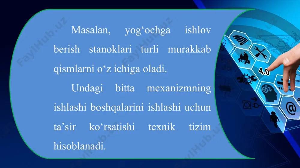texnik tizimlar haqida tushuncha. texnologik mashinalar 5-sinf - Page 4