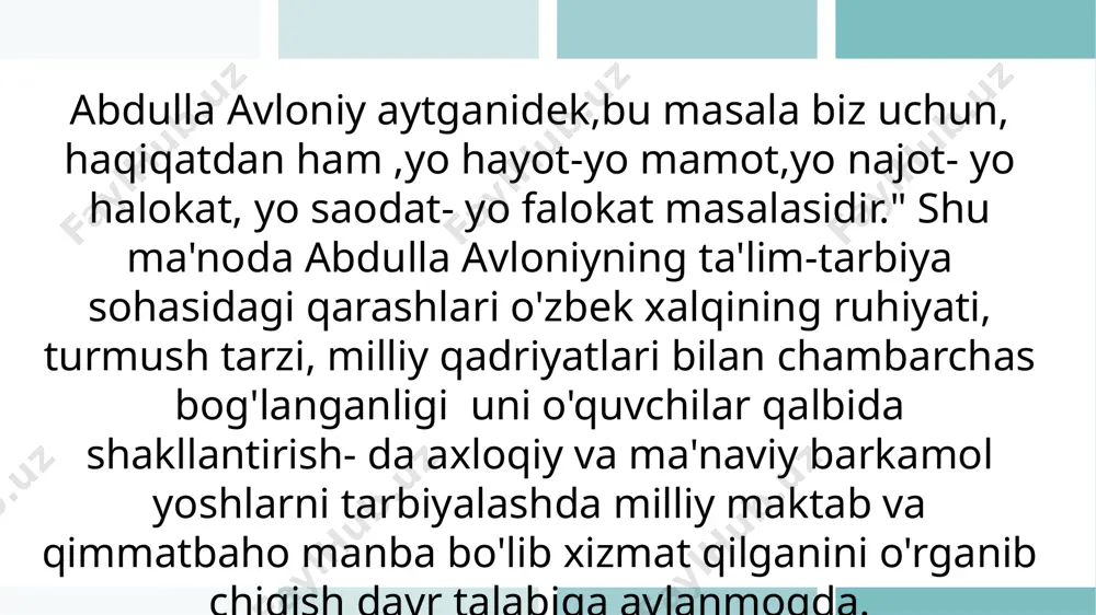 abdulla avloniy ijodida tarbiya masalasi - Page 5