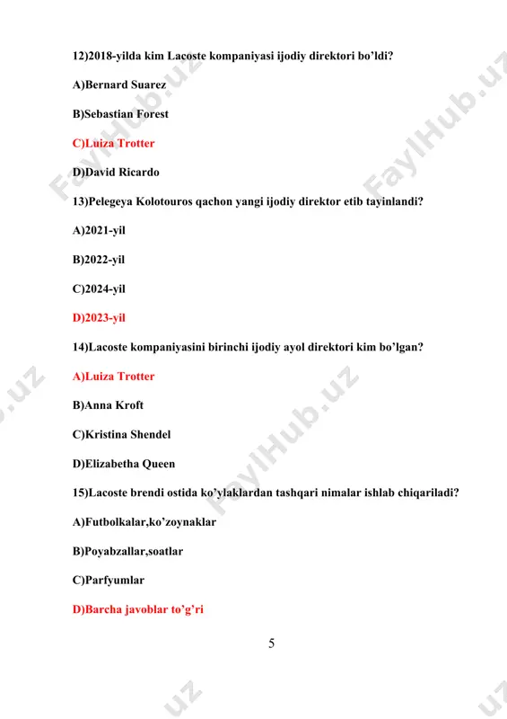 lacoste kompaniyasi - Page 5
