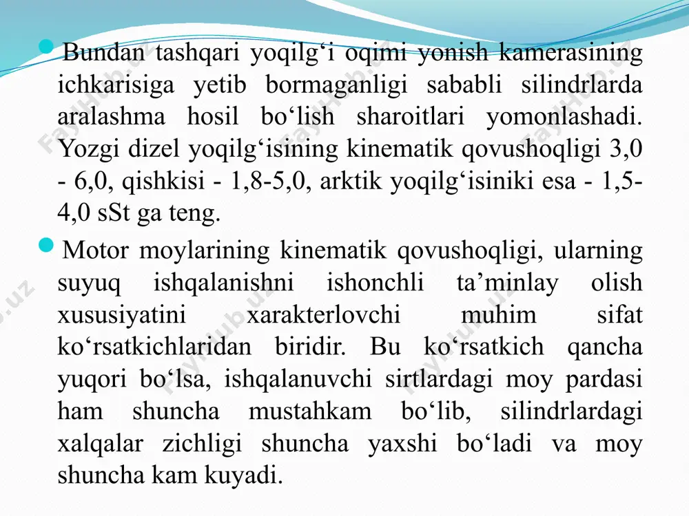 neft mahsulotlarining kinematik qovushoqligini aniqlash - Page 5
