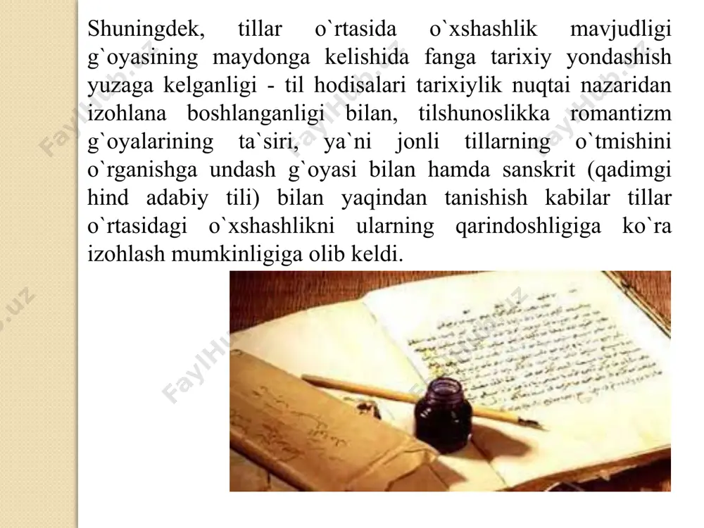 xix asrda qiyosiy-tarixiy tilshunoslikning vujudga kelishi - Page 5