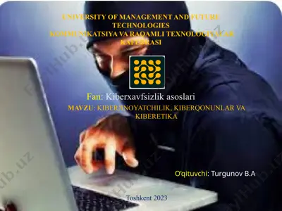 kiberxavfsizlik asoslari — PPTX