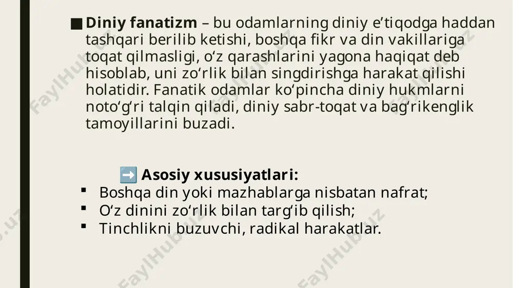 har bir fuqaro hushyor, ma’rifatli va vatanparvar bo‘lsa, bu illatlarga qarshi jamiyatda kuchli immunitet shakllanadi. tinchlik, bag‘rikenglik va hamjihatlik — bizning eng katta qadriyatlarimizdir. etiboringiz uchun rahmat /docprops/thumbnail.jpeg