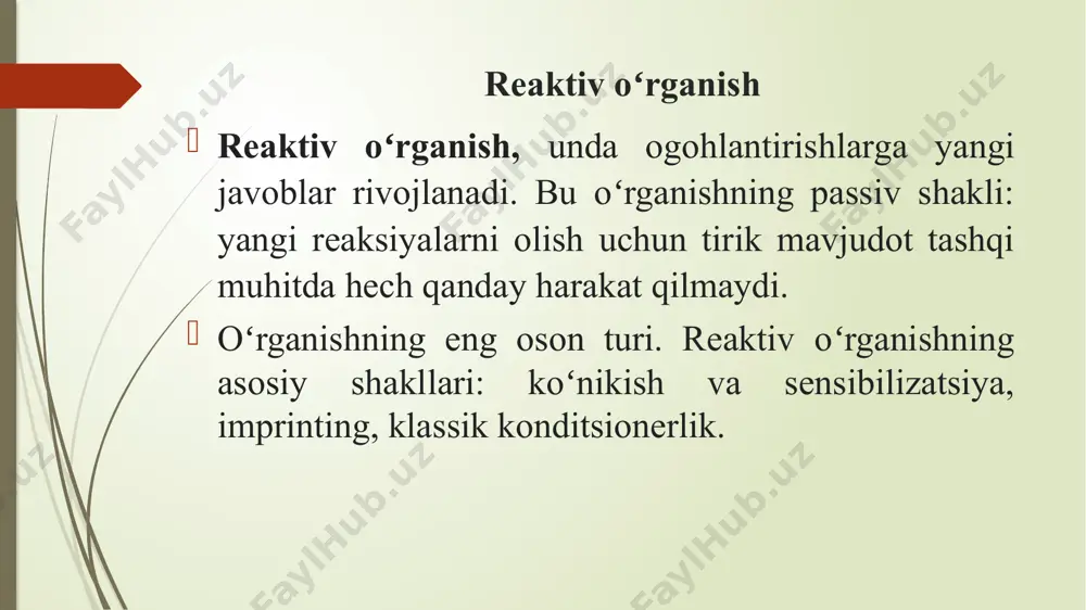 abi sokratik savollarni berib, o'zingizni tanqidiy fikrlashga chaqiring. va qanday?" materialni chuqurroq o'rganish strategiya bu uzoq muddatli maqsadga erishish uchun moʻljallangan keng qamrovli reja yoki yoʻl xaritasi. strategiyaning asosiy xususiyatlari: uzoq muddatli ko'zga tashlanish: strategiya kelajakdagi maqsadli holatga qaratilgan va odatda bir necha yil davomida amalga oshirish uchun mo'ljallangan strategiya yaratishning 3 vazifasi yaxshi o’ylab ko’rilgan strategik ko’rish va kompaniya missiyasini asoslash quyidagi 3 ta jixatdan iborat faoliyat doirasini to’g’ri aniqlash uchun quyidagi omillarni xisobga olish lozim faoliyat doirasini belgilash 2 xil bo’ladi kompaniya maqsadlarini o’rnatish korporativ maqsadga yo’nalganlikning uch asosiy tarkibiy qismi quyidagilardan iborat uzoq muddatli va qisqa muddatli maqsadlar mashhur kompaniyalarning maqsadlariga misol keltiramiz nazorat savollari: o‘rganish va tahlil qilish tushunchalarini izohlang mustaqil ta`lim olish strategiyasining qanday usullarini bilasiz? stress va noqulayliklarning mustaqil ta`limga ta`siri bormi? faol ta`lim olish strategiyasi usullarini yoriting ta`lim olish jarayonida vaqtni boshqarish qanday amalga oshiriladi? o`rganish, strategiya va nustaqil ta`limning talaba hayotidagi o`rni …