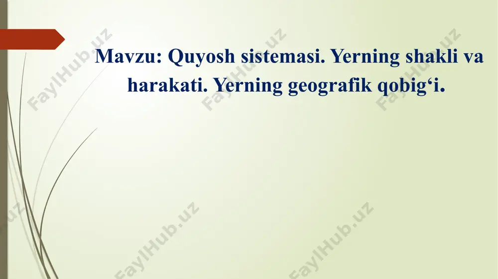 lar kabi» ma’nosini anglatadi, 2006 yildan so‘ng u keng ommalashdi va «mitti sayyora» tushunchasining o‘rnini egalladi. quyosh orbitasida aylanuvchi nisbatan kichik bo‘lgan osmon jismlari asteroidlar deb ataladi. odatda ular bir xil shaklga ega emaslar, ularning diametri esa 1500 km.dan oshmaydi. shu bilan birga asteroidning minimal diametri 30 m.dan kam bo‘lmasligi kerak: kichik hajmdagi osmon jismlari meteoroidlar deb ataladi. hajm va og‘irlik jihatidan asteroidlar quyosh sistemasidagi sayyoralardan ancha kichik bo‘lishadi, shuningdek ularda o‘zlarining atmosferasi mavjud emas, ammo ularda yo‘ldoshlar bo‘lishi mumkin. kometalar (yun. kometes — uzun sochli) — dumli yulduz nomini olgan osmon jismlari. ular ham quyosh atirofida aylanadi, ammo orbitasi ancha choʻziqroq boʻladi, shuning uchun ularni quyoshga yaqin kelganda kuzatsa boʻladi. oʻlchamlari 0.5-20km oraligʻida boʻladi, tarkibi asosan muz va changlardam, boshqa kimyoviy elementlardan iborat boʻladi. kometalar bekorga dumli yulduz deb atalmaydi, ular oʻzidan uzunligi bir necha ming kmdan bir necha mln kmgacha boʻlgan dumlarga ega boʻladi. ayrim kometalar sayyoralarga qulab …
