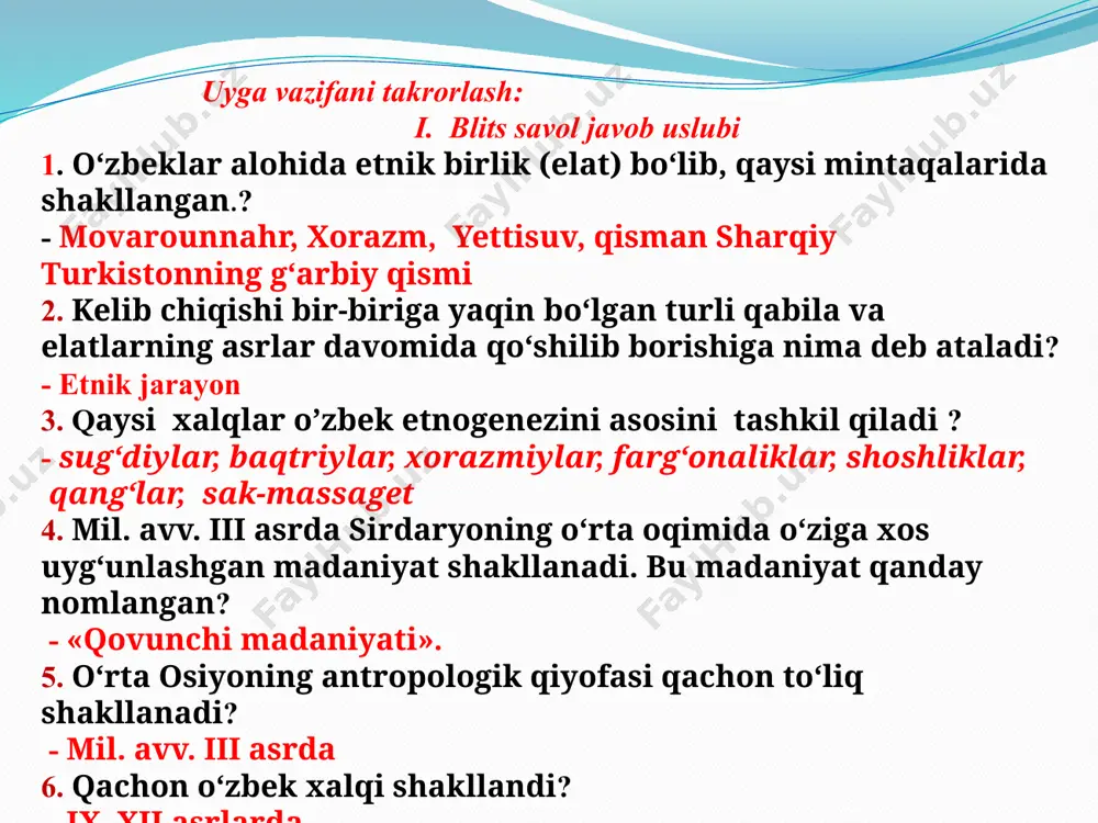 n huzuriga xorazmshoh bahouddin roziy boshchiligida o‘z elchilarini yuboradi. elchilarni chingizxon iltifot bilan qabul qiladi. hatto, elchilardan u sulton muhammadni g‘arbning sohibqironi (g‘arb mamlakatlari yerlarining sultoni), o‘zini esa sharqning podshosi deb hisoblashini xorazmshohga yetkazishlarini so‘raydi. chingizxon qimmatbaho sovg‘alar va mollar ortilgan katta karvon bilan o‘z elchilarini xorazmga yuboradi. elchilarga xorazmlik savdogar mahmud yalavoch boshliq qilib tayinlanadi. chingizxon elchilarini sulton muhammad 1218-yilning bahorida buxoro shahrida qabul qiladi. elchilar chingizxon sulton muhammadni qudratli podshoh sifatida bilib, uni o‘zining eng ardoqli o‘g‘illari qatorida ko‘rishi hamda u bilan do‘stona shartnoma tuzishga roziligini aytadi. bunday «iltifoti», shubhasiz, sharq ustomonligida «chingizxonning xorazmshohni o‘ziga qaram qilib olish niyati bor» degan ma’noni anglatardi. o‘zini iskandari soniy (ikkinchi iskandar) deb hisoblab yurgan podshoga bunday «istiqbol» sira yoqmas edi. xorazmshoh mahmud yalavochni tunda xufiyona o‘z huzuriga chaqirtirib keladi. elchiga xorazmlik bo‘lgani uchun chingizxonga emas, balki xorazm shohiga xizmat qilishini, chingizxon to‘g‘risidagi bor haqiqatni aytishini, keyinchalik xon qarorgohida xorazmshohning josusi bo‘lib …